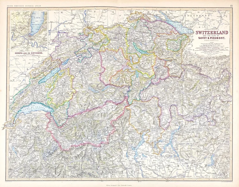 Switzerland & The Alps c1869