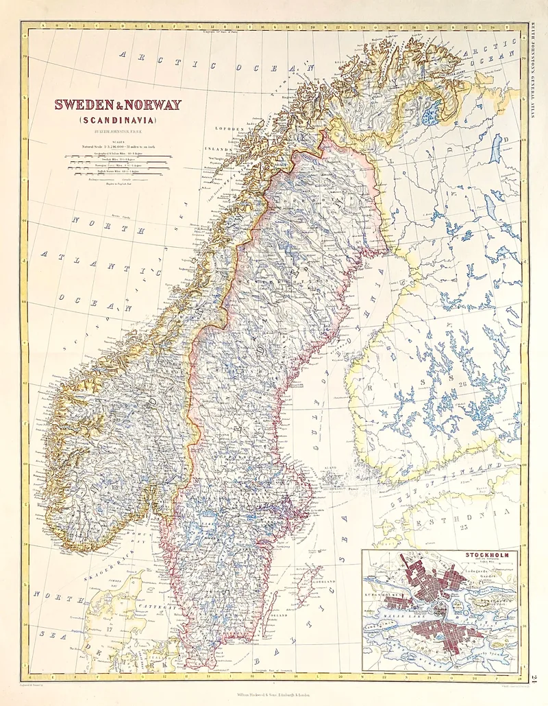Sweden and Denmark c1869