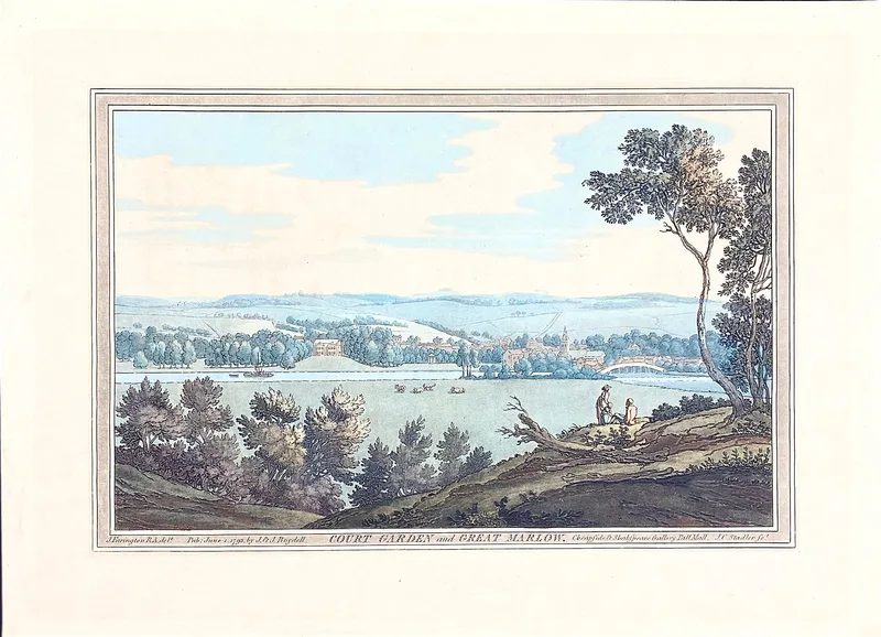 Court Garden and Great Marlow c1793