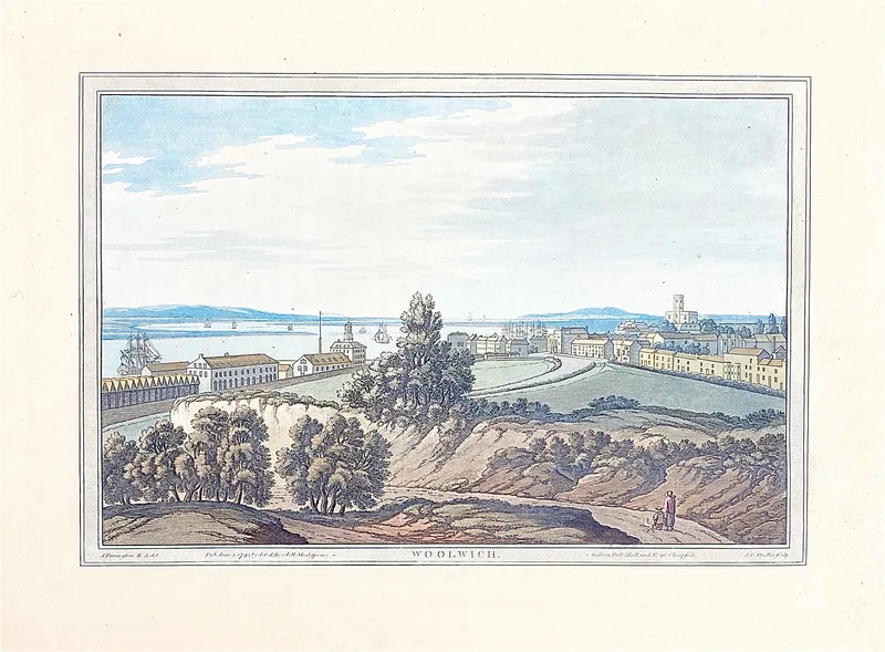 Woolwich London River Thames c1793